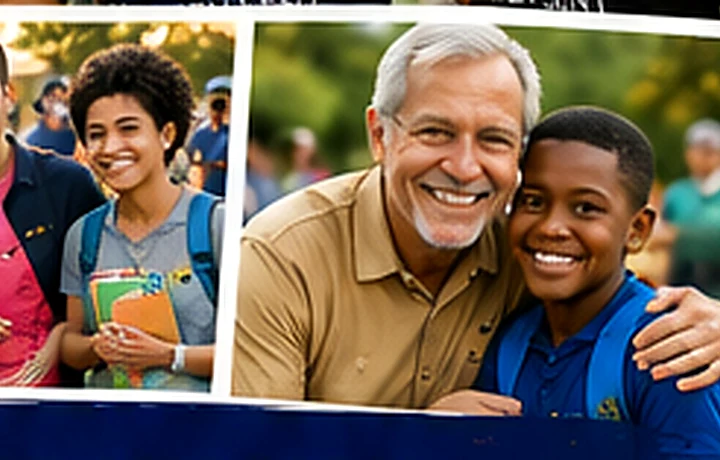Community members connecting across generations